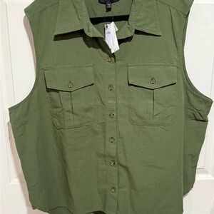 Banana Republic Button Down Safari Shirt